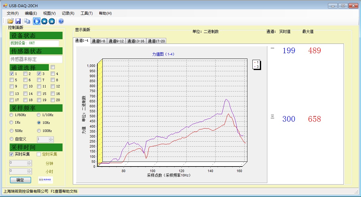 20通道采集系统